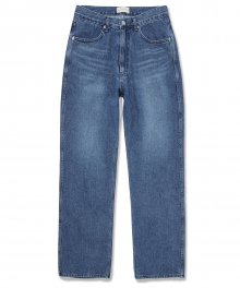 Isko wide denim pants (light blue)