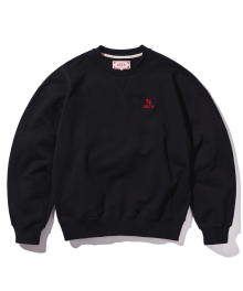 EVERYDAY AECA CLOVER SWEAT SHIRTS-BLACK