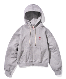 EVERYDAY AECA CLOVER ZIP UP HOODIE-GREY