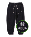 에이카화이트(AECA WHITE) EVERYDAY AECA CLOVER SWEAT PANTS-BLACK