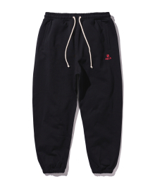 EVERYDAY AECA CLOVER SWEAT PANTS-BLACK