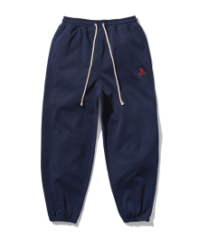 EVERYDAY AECA CLOVER SWEAT PANTS-NAVY