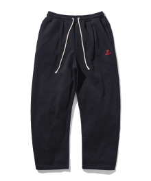 EVERYDAY AECA CLOVER STRAIGHT SWEAT PANTS-BLACK