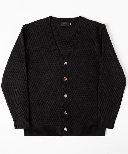 Multibutton кардиган Knit (черный)
