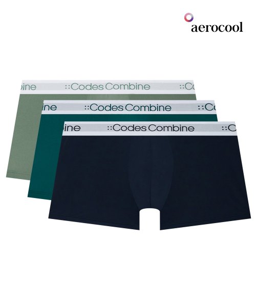 코데즈컴바인 이너웨어(CODES COMBINE INNERWEAR) 에어로쿨 베이직 드로즈 3PACK (DGRLKHNY) - 사이즈 & 후기 | 무신사