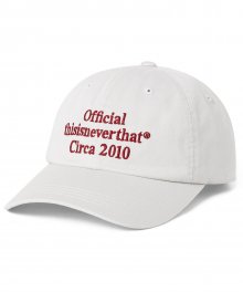 (SS23) Times Cap Off White