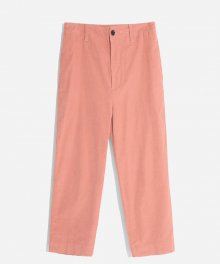 SUMMER CORDUROY FRENCH WORK PANTS (PINK)