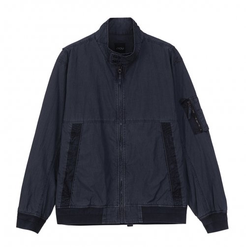 Стадионная куртка с персиковым крашением Navy