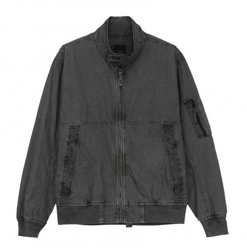 Куртка-бомбер персикового эффекта Garment Dyeing Gray