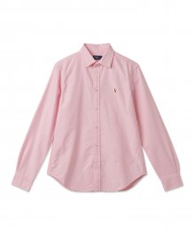 W 클래식핏 옥스포드 셔츠 - 핑크