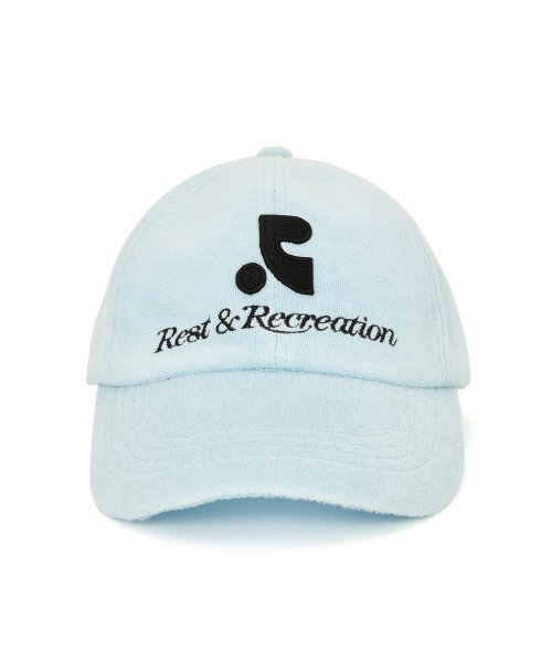 MUSINSA | REST&RECREATION RR LOGO TERRY BALL CAP SKYBLUE