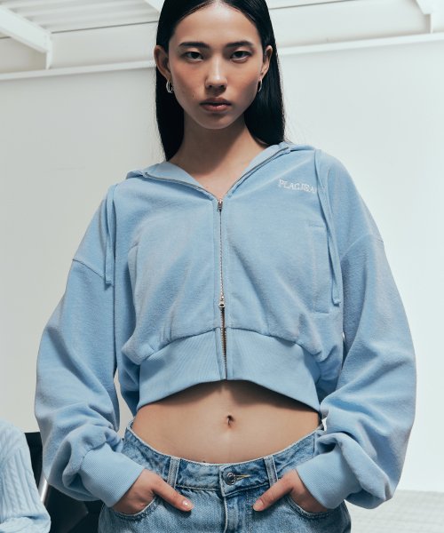 Худи на молнии с логотипом Sky Blue
