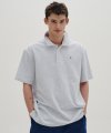 [23SS clove] Terry Polo Shirt_Men (Light Grey)