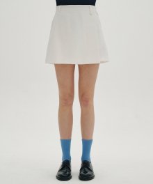 [23SS clove] Wrap Shorts (White)