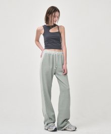 Side Reverse Banding Pants, Mint