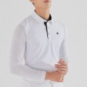 레노마골프(RENOMA GOLF) 남성 메쉬 소재 믹스 카라 티셔츠 RMTYL1105-101
