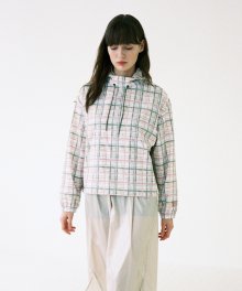 W PATTERN PULL OVER SHIRT olive