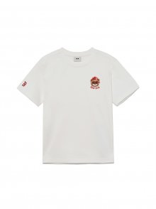 메가베어 로고 반팔 티셔츠 BOS (White)