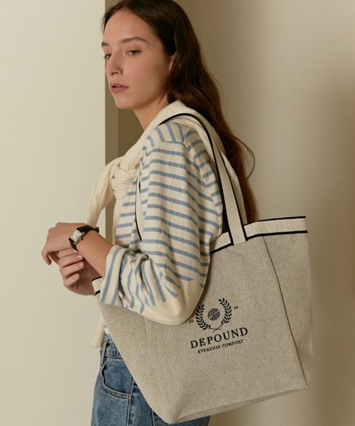 드파운드(DEPOUND) joy bag (crown logo) - melange black - 59,000 | 무신사 스토어