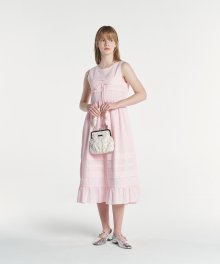 RIBBON PINTUCK DRESS (PINK)