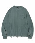 dyeing pocket l/s tee pigment green