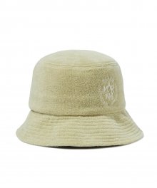 TERRY LOGO BUCKET HAT OLIVE