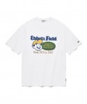 이벳필드(EBBETSFIELD) EBFD 망점 그래픽 반팔 티셔츠 그린