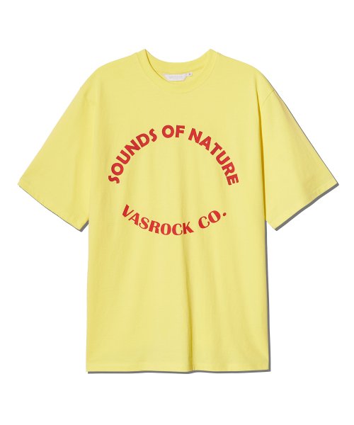 MUSINSA | VASROCK Baslock Loop Short Sleeve T-Shirt Yellow