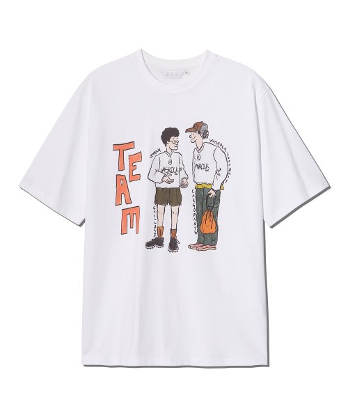 MUSINSA | VASROCK Teamplay Graphic Short Sleeve T-Shirt