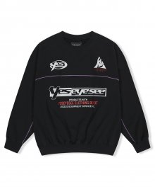 Y.E.S Piping Sweatshirt Black
