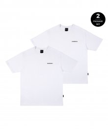 TWO PACK T-SHIRT (WH+WH)