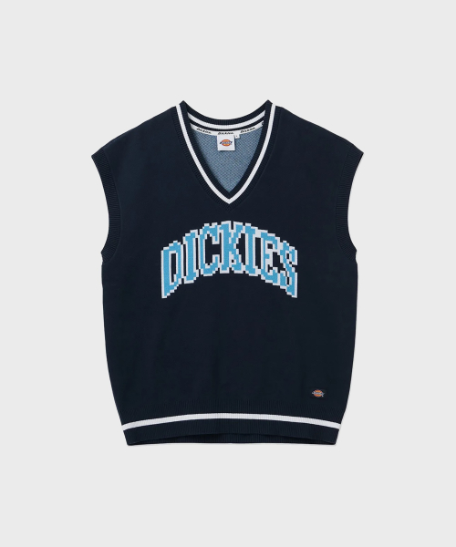 Свободный вязаный жилет Dark Navy
