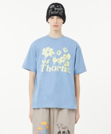 THORNS NATURE TEE ash blue