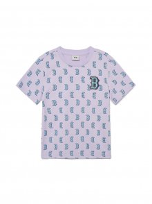 클래식 모노그램 썸머 반팔 티셔츠 BOS (L.Lavender)