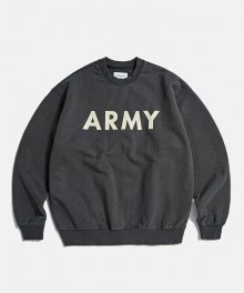 ARMY PT Heavy Weight Sweat Shirt Vintage Black