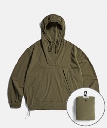 Packable Hiking Anorak Jacket Olive