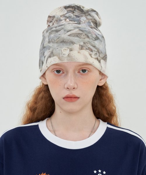 MUSINSA UNALLOYED PRINTED BEANIE SHELL musinsa-unalloyed-printed-beanie-shell