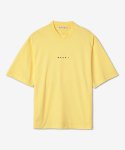 마르니(MARNI) 여성 로고 반소매 티셔츠 - 레몬 / THJE0263P1USCS87LOY20