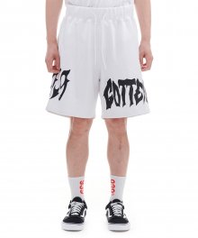 [Archive Bold X Gotter Gallery] LOGO SWEAT SHORTS (WHITE)