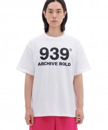 [Archive Bold X Gotter Gallery] BASIC LOGO T-SHIRTS (WHITE)