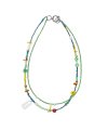 [PBA] Smile Coral Beads Necklace [SILVER]