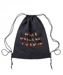 DBOF Fire Drawstring Bag [CHARCOAL]