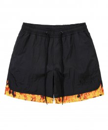 DBOF Fire Nylon Shorts [BLACK]