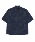 Tie-Dye Short Sleeves Shirt [NAVY]