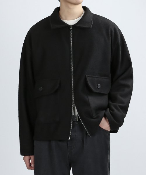 2WAY SPAN NAP BLOUSON (черный)