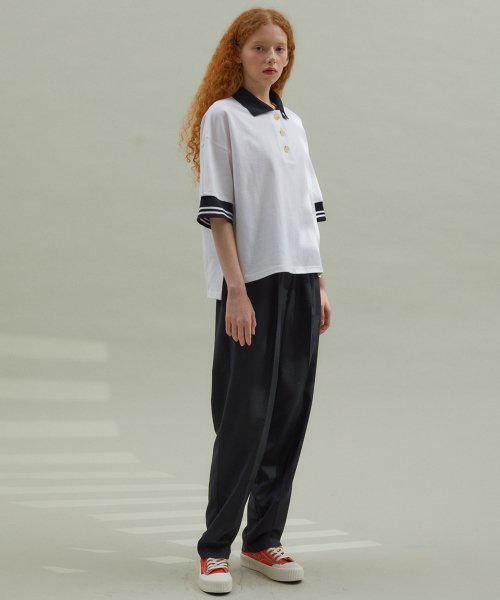 Свободные брюки на резинке Black