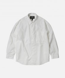 PAPER COTTON RELAXED SHIRT _ WHITE