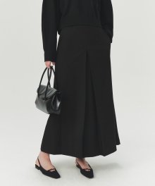 A-Line Maxi Skirt - Black