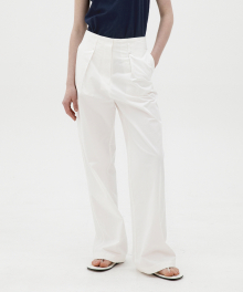 Cotton Wide Pants - Off White