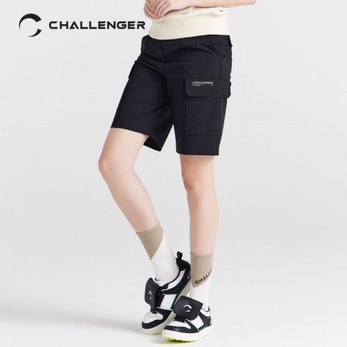 챌린저(Challenger) 카고포켓 나일론스판 여성 골프반바지 블랙 - 166,600 | 무신사 스토어